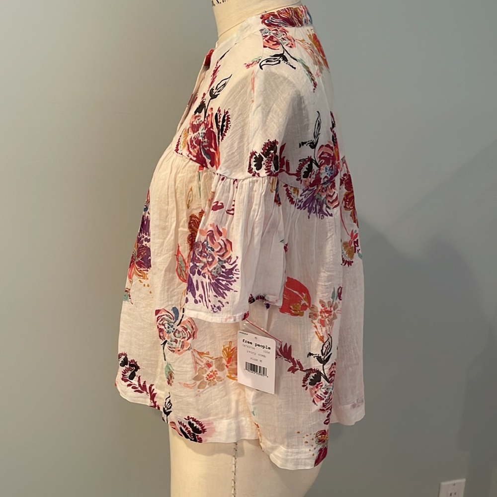Women’s Free People button down shirt size M - Picture 8 of 13